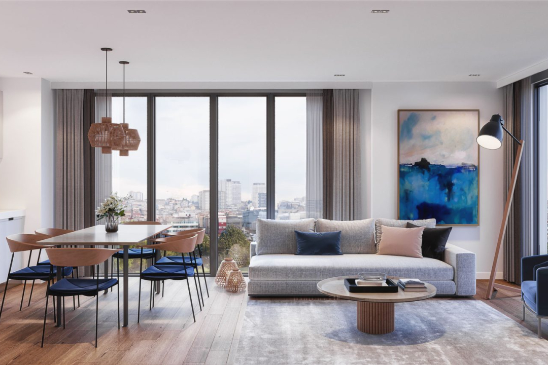 Luxury interior living room layout , Modern living room decoration , Spacious and bright living area , Elegant interior design , High-ceiling luxury interiors تصميم داخلي فاخر لغرفة المعيشة، ديكور غرفة معيشة عصري، مساحة معيشة واسعة ومضيئة، تصميم داخلي أنيق، ديكورات داخلية فاخرة ذات أسقف عالية Lüks iç mekan oturma odası düzeni , Geniş ve aydınlık oturma alanı , Zarif iç mekan tasarımı , Ahşap zeminli lüks iç mekanlar